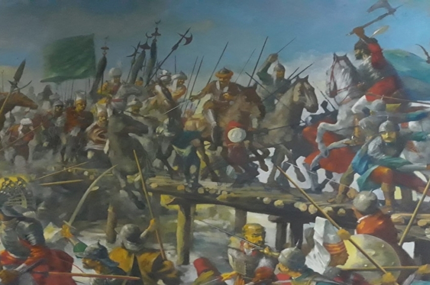 Bătălia de la Călugăreni (detaliu) 